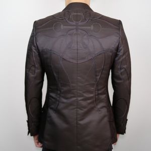 GUCCI Silk-Blend Horsebit Blazer
